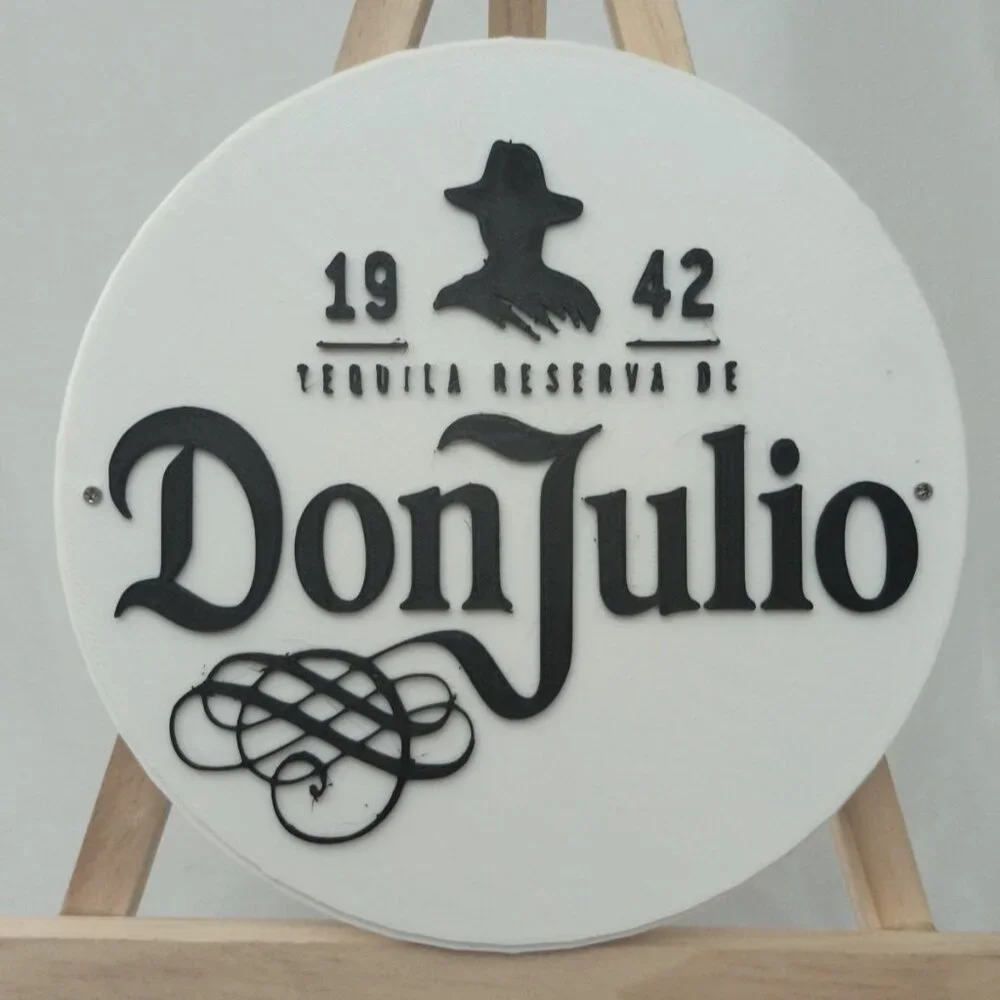 3D Printed Tequila Don Julio RGB LED Bar Sign With Remote Control ...